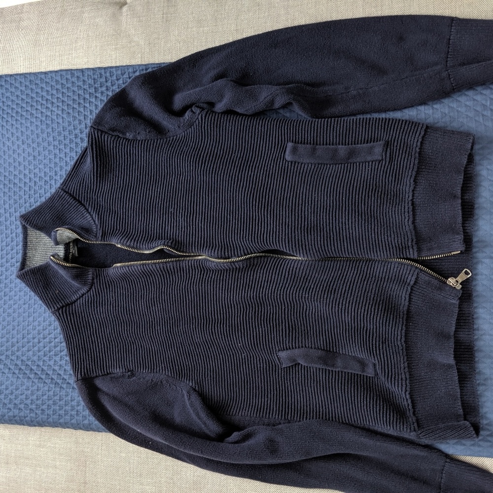 Banana Republic Zip Up Fleece Sweater